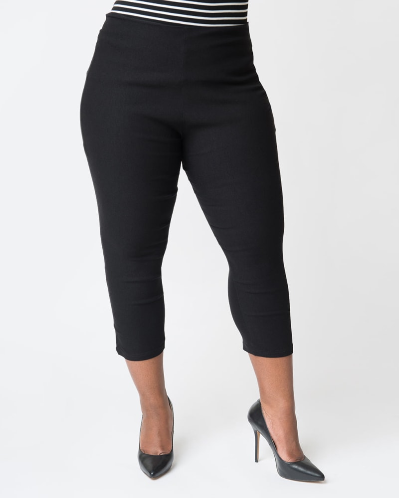 High waisted black capri pants hotsell
